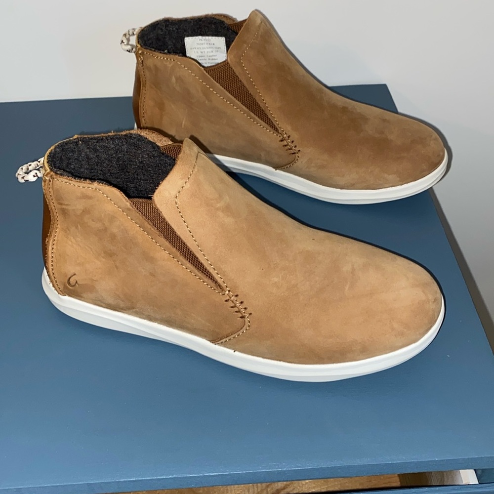 Women's OluKai Hawai'iloa Manu Hope Chelsea Boots size 7